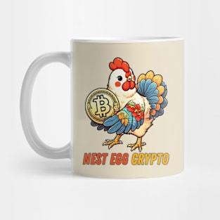 Bitcoin chicken for trading entrepreneur Mug